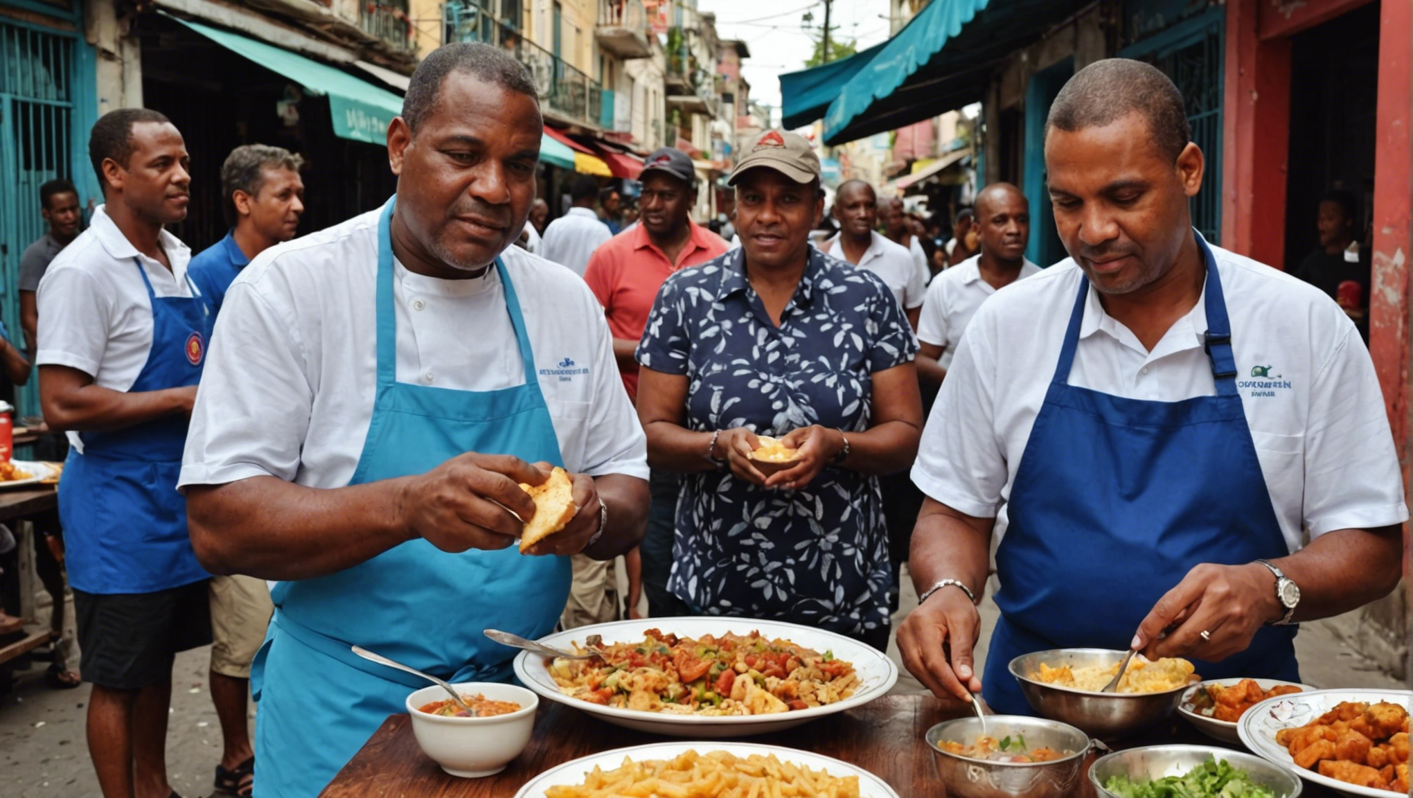 explorez la délicieuse gastronomie de rue dominicaine à travers nos découvertes de plats traditionnels et d'authentiques saveurs locales.